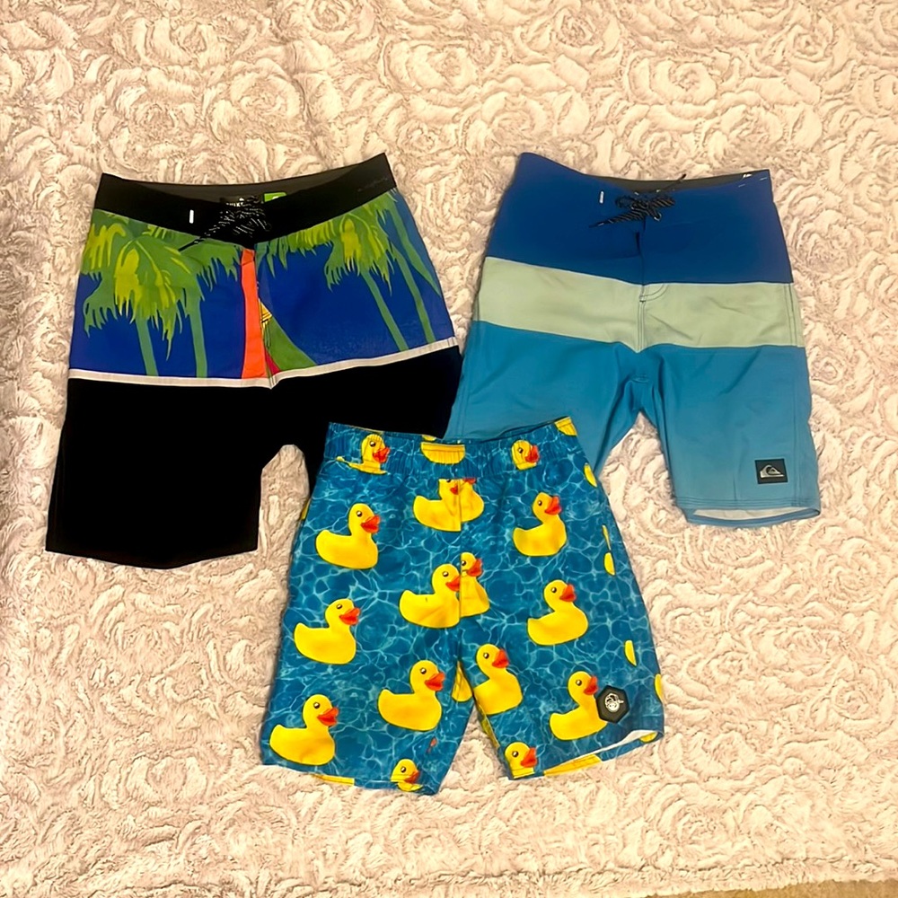 Swim Trunks Boys Men Size 26